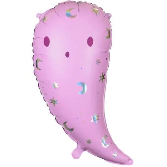Balão metálico rosa fantasm...