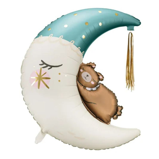 Balão Teddy na Lua 80x98cm