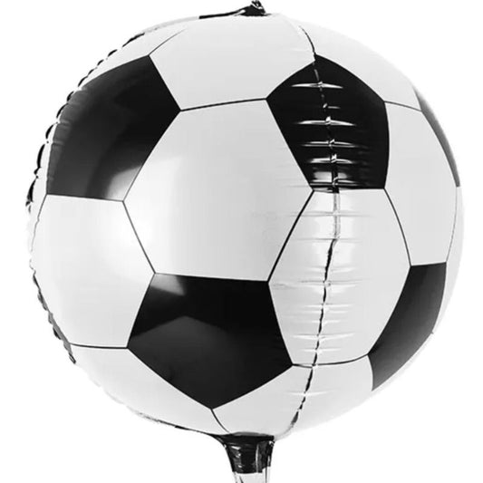 Balão metálico futebol 40cm