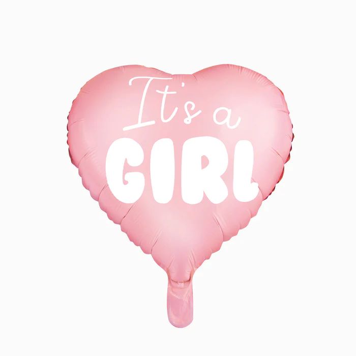 Balão Coração It's a Girl 45cm