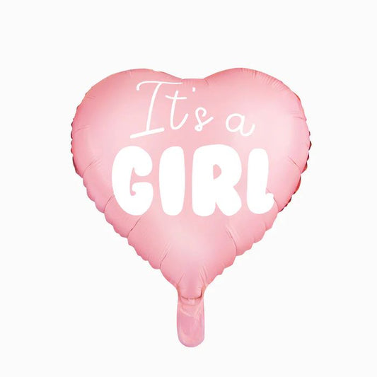Balão Coração It's a Girl 45cm