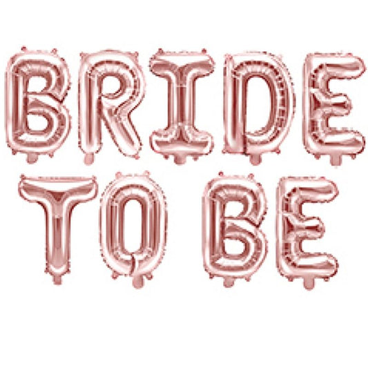 Balões Bride To Be rose gold