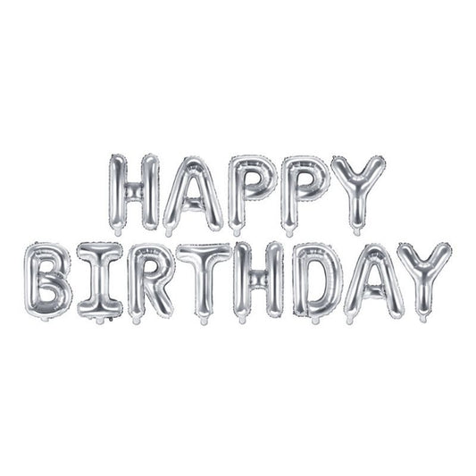 Balões HAPPY BIRTHDAY Prate...