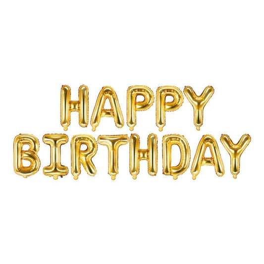 Balões HAPPY BIRTHDAY Dourados