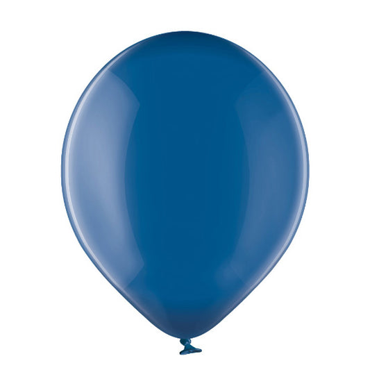 Balões látex 30cm azul cris...