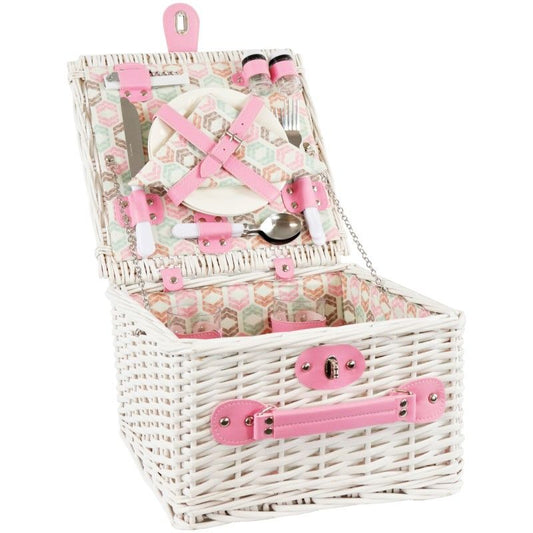 Cesta Rosa p/ Piquenique 2pax