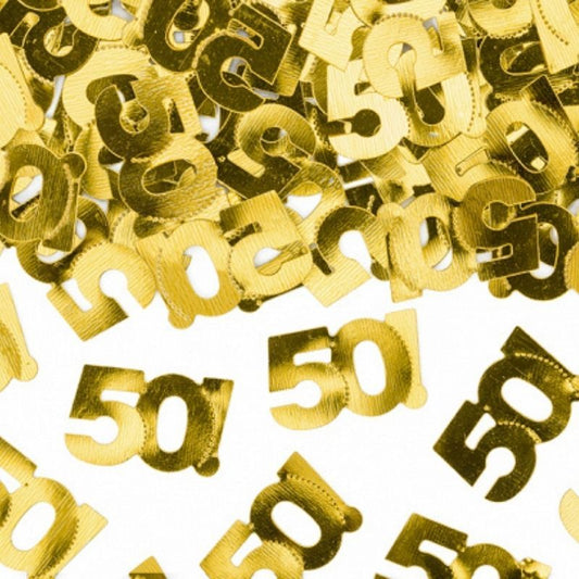 Confettis Dourados 50 Anos