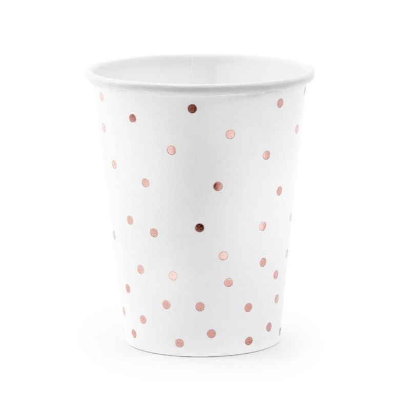Copos Brancos c/ Bolas 260ml