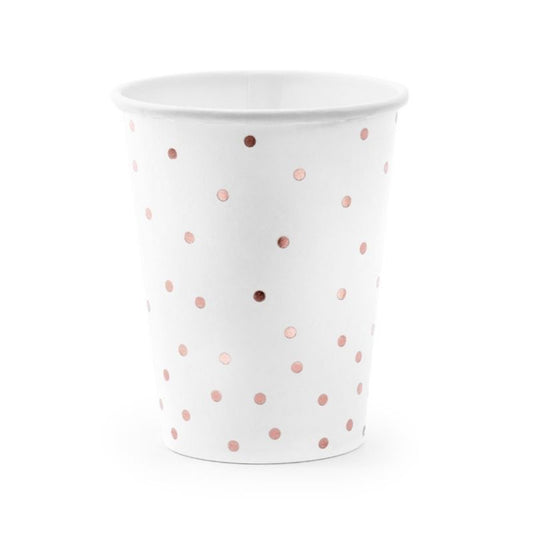 Copos Brancos c/ Bolas 260ml