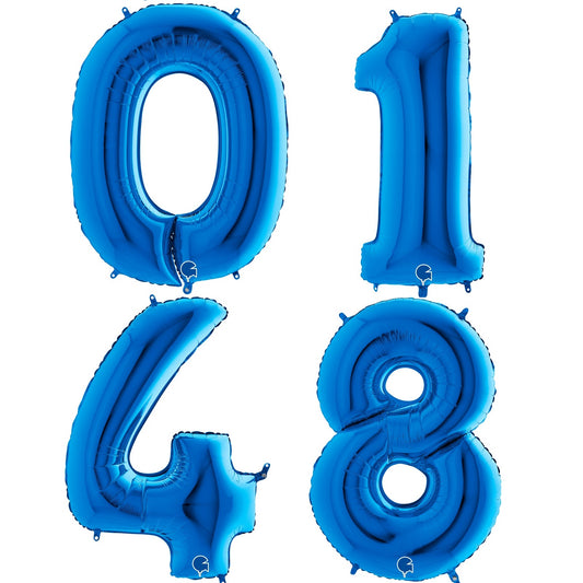 Balões Números Azul 36cm