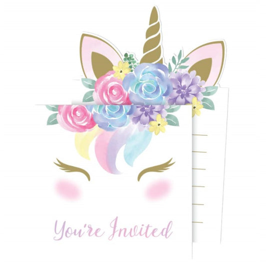 Convites Unicórnio Mágico