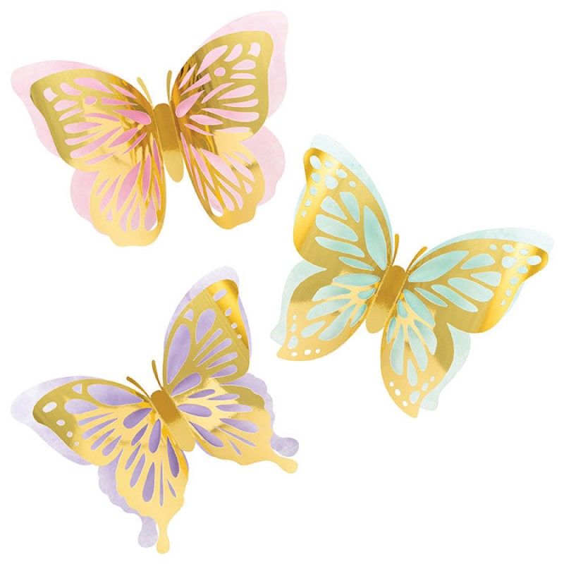 Decorativos Borboletas Brilhantes