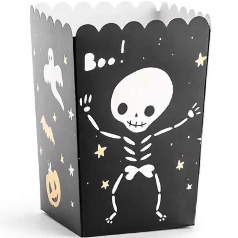 Caixa de Pipocas BOO! Halloween