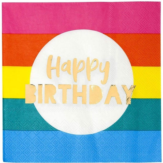 Guardanapos Happy Birthday ...