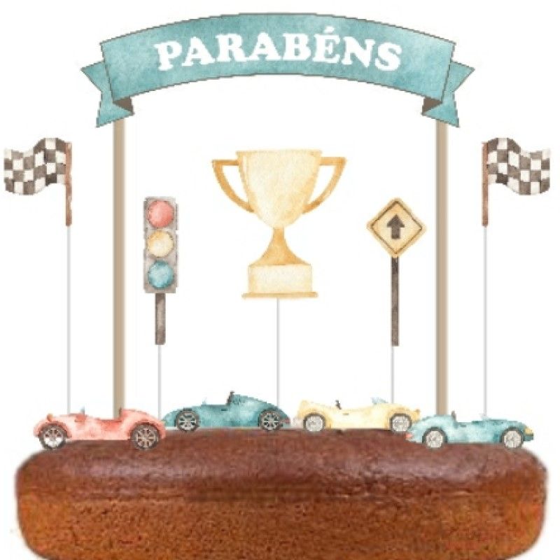 Topo de Bolo Corrida