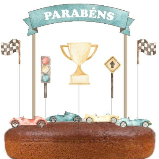 Topo de Bolo Corrida