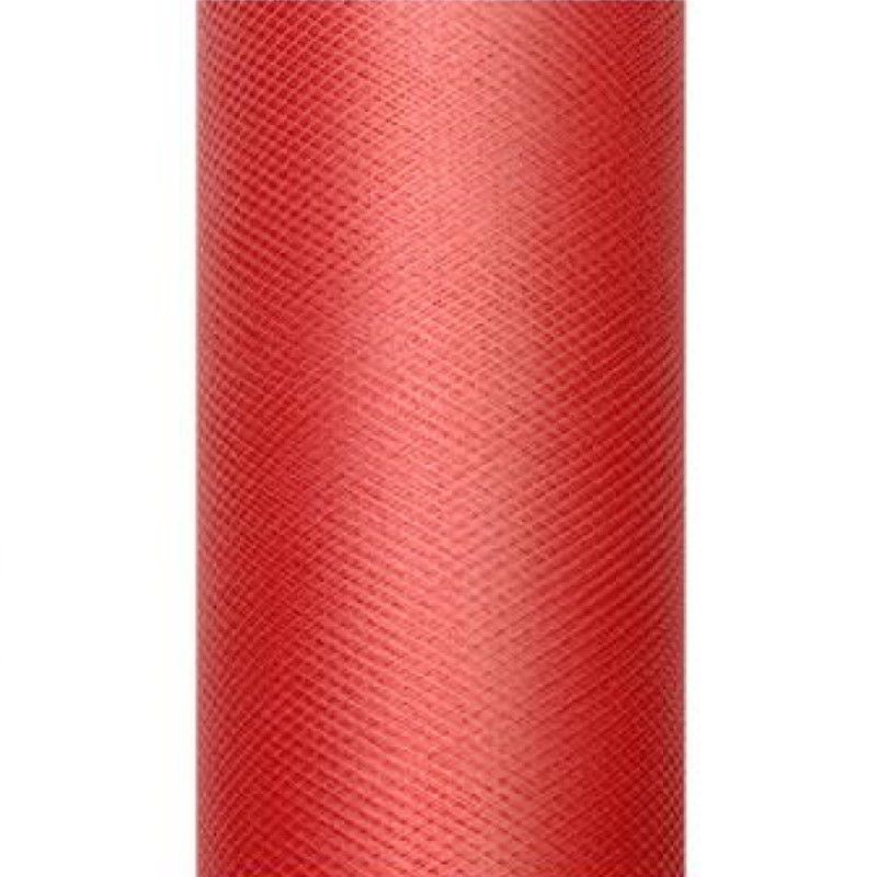 Tule Vermelho com Glitter