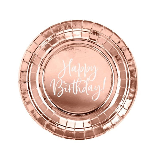 Pratos Happy Birthday 18cm