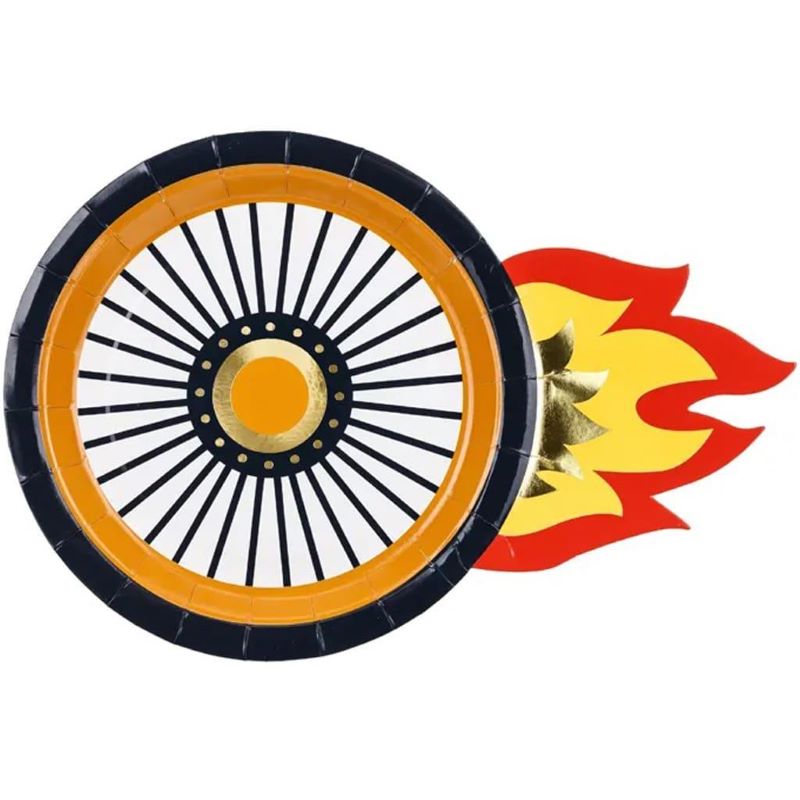 Pratos Carros Corrida 26.5x18cm