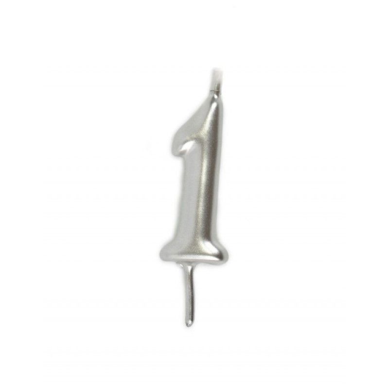 Vela Prateada 5.5cm