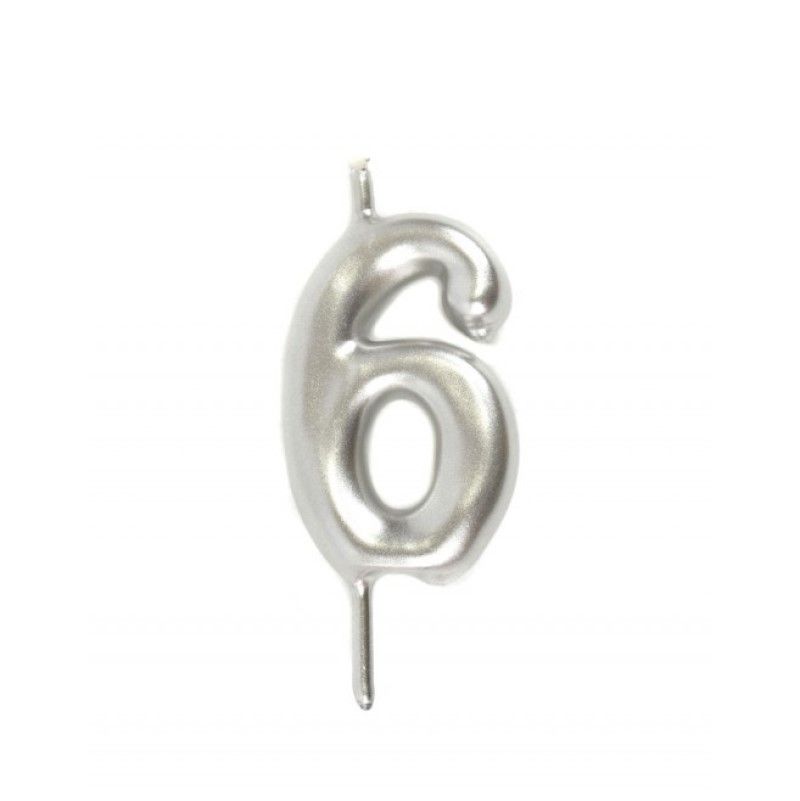 Vela Prateada 5.5cm