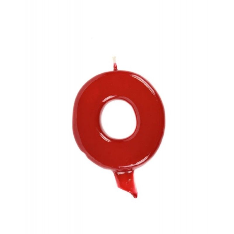 Vela Vermelho 9cm - Party Land