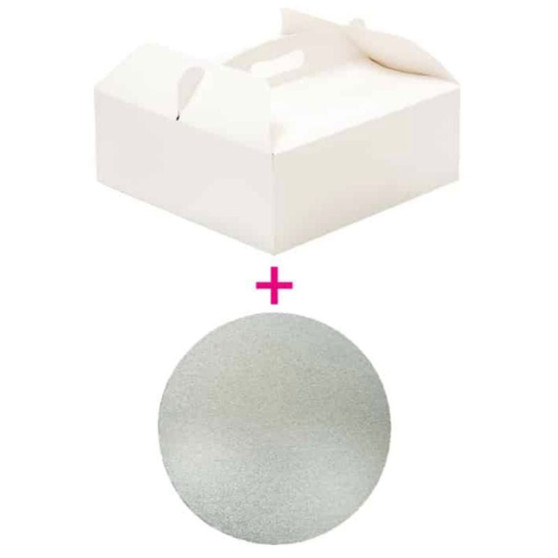 Base e caixa para bolo 30cm