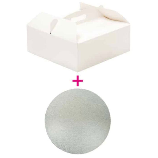 Base e caixa para bolo 30cm