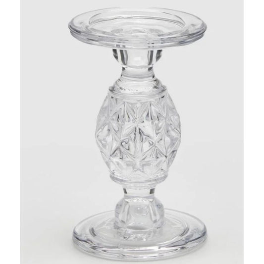 Castiçal de vidro 20cm