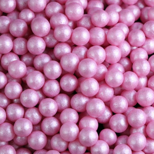 Pérolas brilhantes rosa 65g