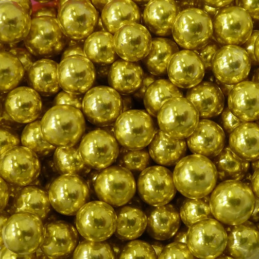 Pérolas Metalizadas Dourada...