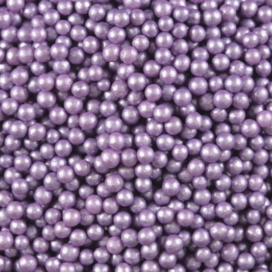 Pérolas brilhantes violetas...