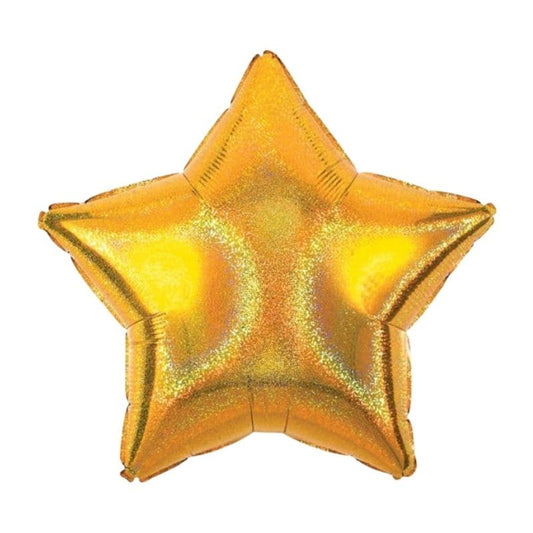 Balão Metálico Estrela Dourado