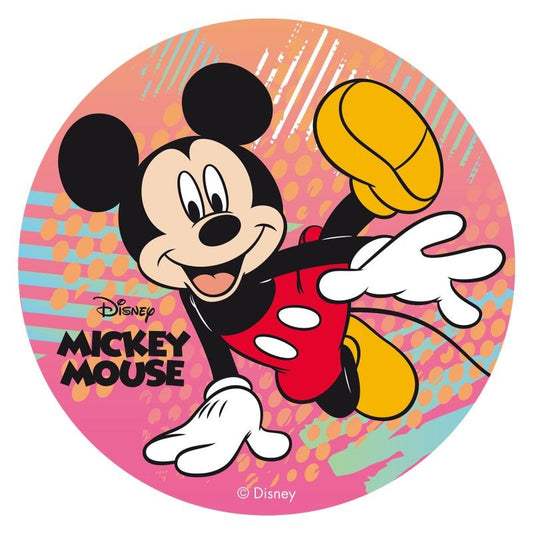 Disco Comestível Mickey 20cm