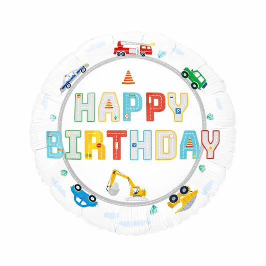 Balão Happy Birthday Transp...
