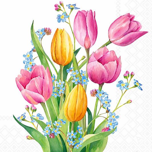 Guardanapos tulipas