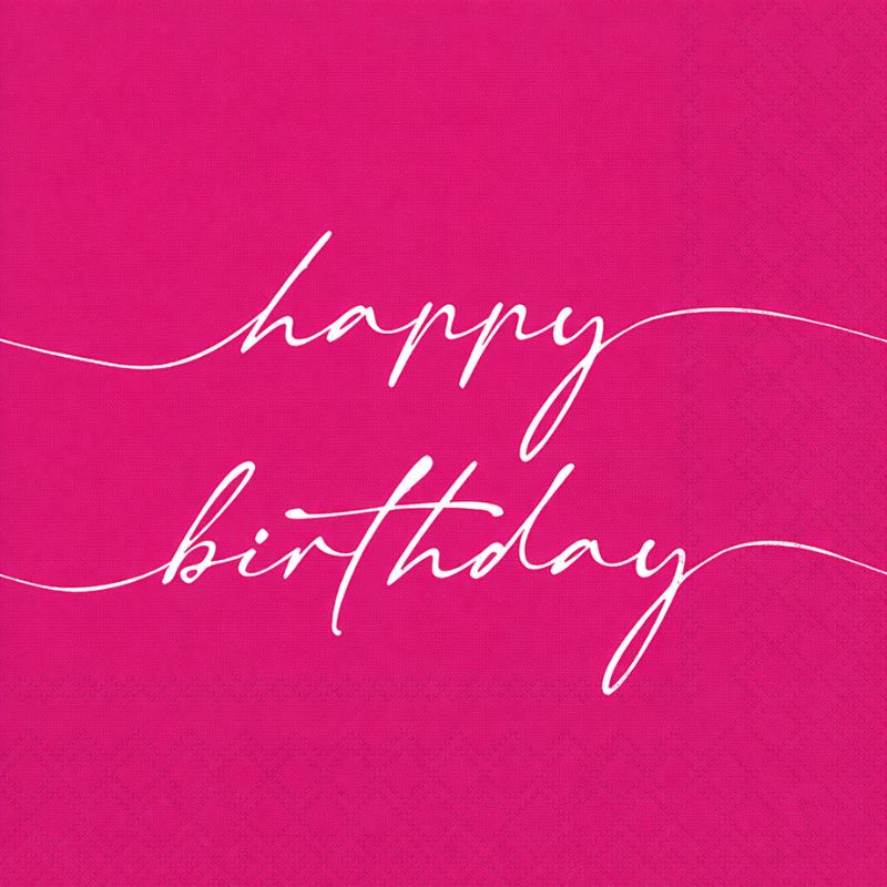 Guardanapos happy birthday