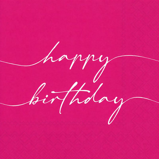 Guardanapos happy birthday