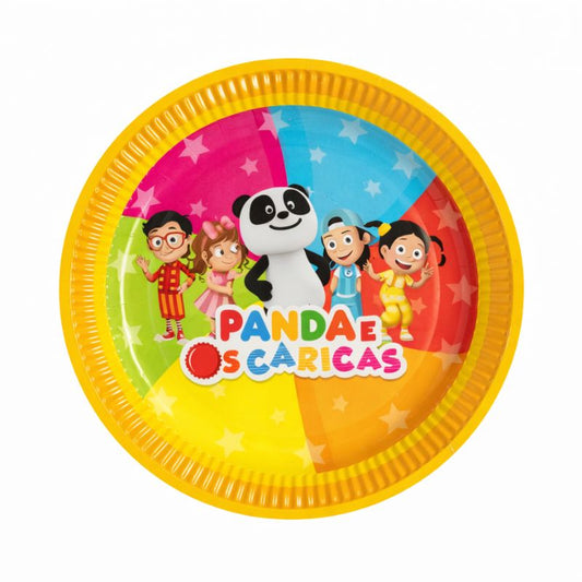 Pratos Panda e os Caricas
