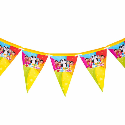 Bandeiras Decorativas Panda...