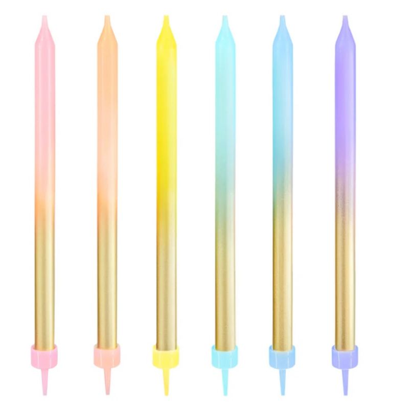 Velas Ombré e Dourado