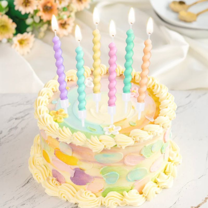 Velas Torcidas pastel