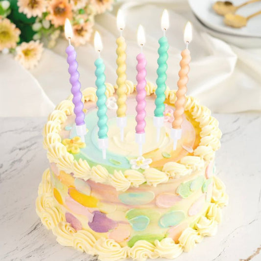 Velas Torcidas pastel