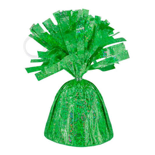 Peso p/ Balões Verde Glitter
