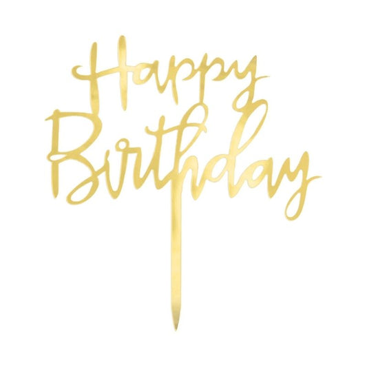 Topo de Bolo Happy Birthday...