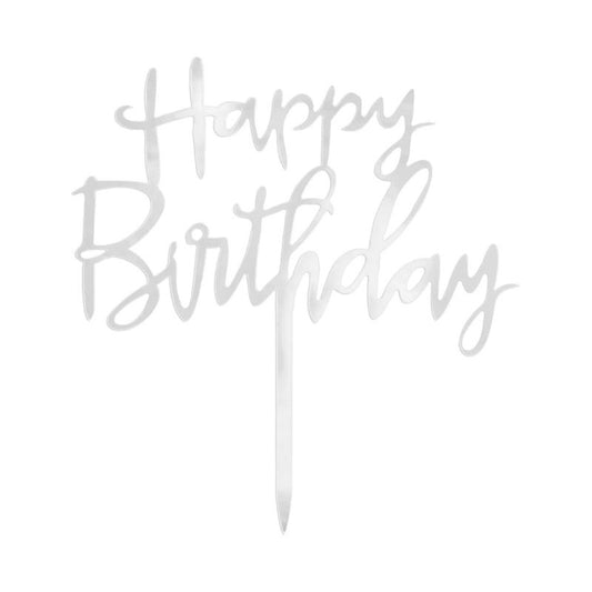 Topo de Bolo Happy Birthday...