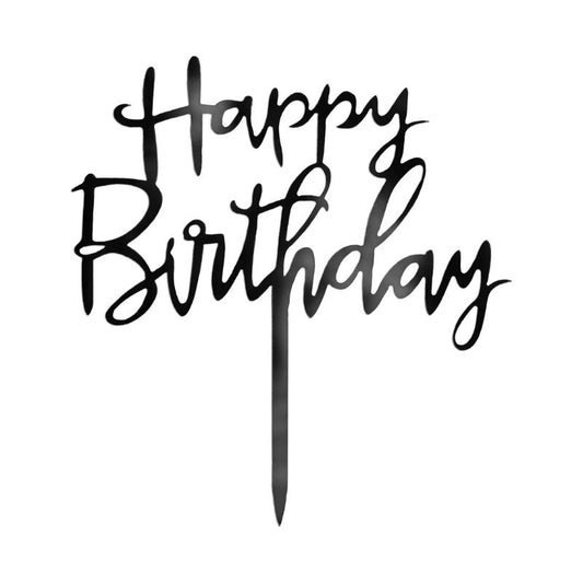 Topo de Bolo Happy Birthday...