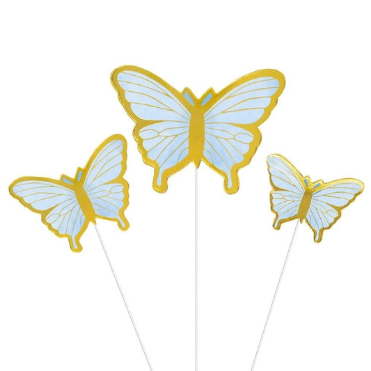 Toppers Borboletas Azul
