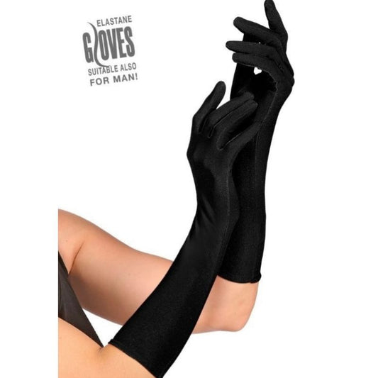 Luvas Pretas em Lycra 37cm