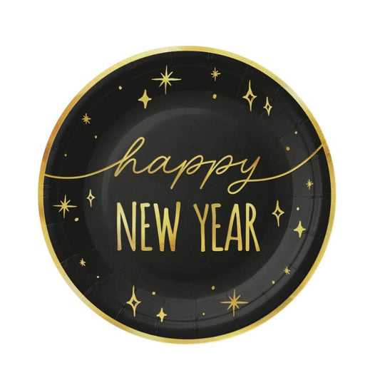 Pratos Happy New Year 18cm